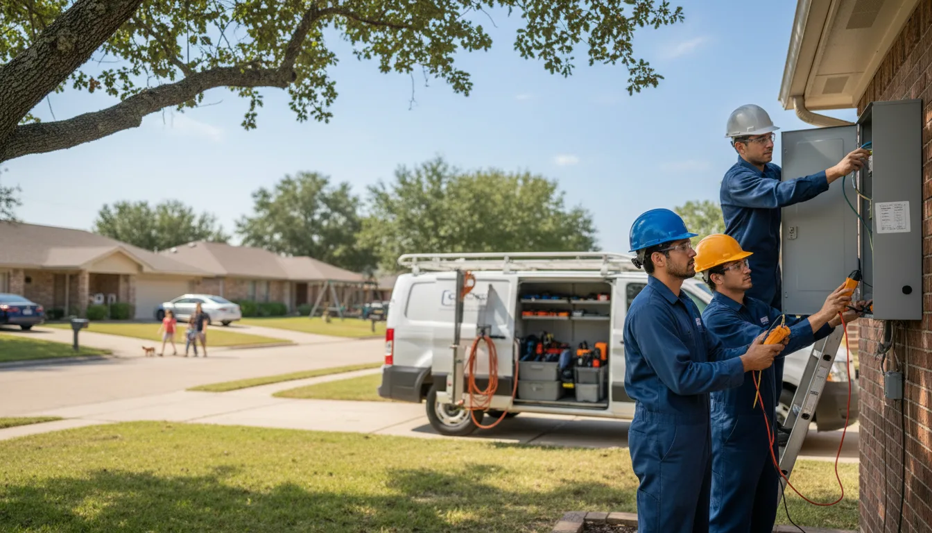 Certified electrician providing emergency electrical services in Babcock, WI